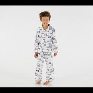 pottery barn star wars flannel pajama set